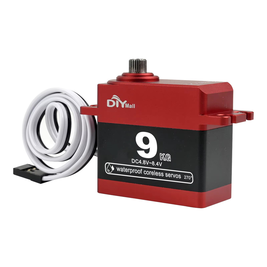 stemedu TK-09MG 9KG Digitaler RC-Servomotor, wasserdicht, mit Metallgetriebe - Bild 2