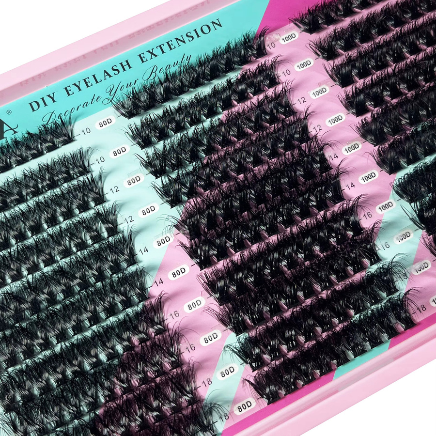 MIOFIA Wimpern-Cluster, Einzelwimpern, natürlich, Unisex - Bild 5