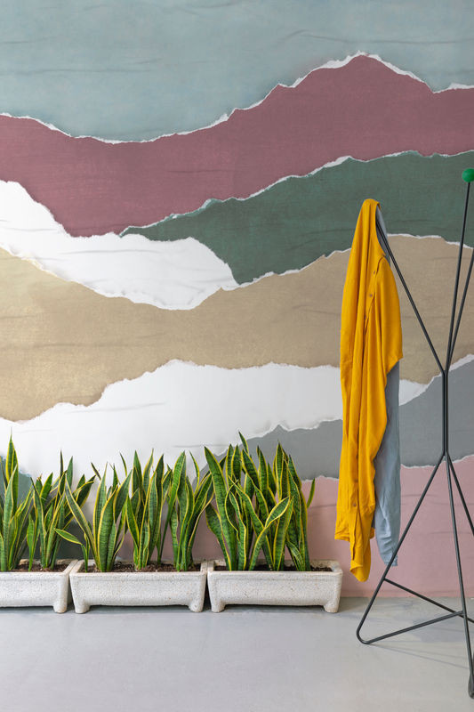 Coordonne Wandbild Calobra Abstrakt Maritim Mehrfarbig auf Papier - Bild 1