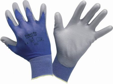 Honeywell PERFECT POLY 2400260-10 Polyamid Arbeitshandschuh in Blau und Grau, Größe XL, CAT II, PU-beschichtet - Bild 1