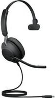 Jabra Evolve2 40 SE On-Ear Headset Schwarz mit USB-C Anschluss - Bild 1