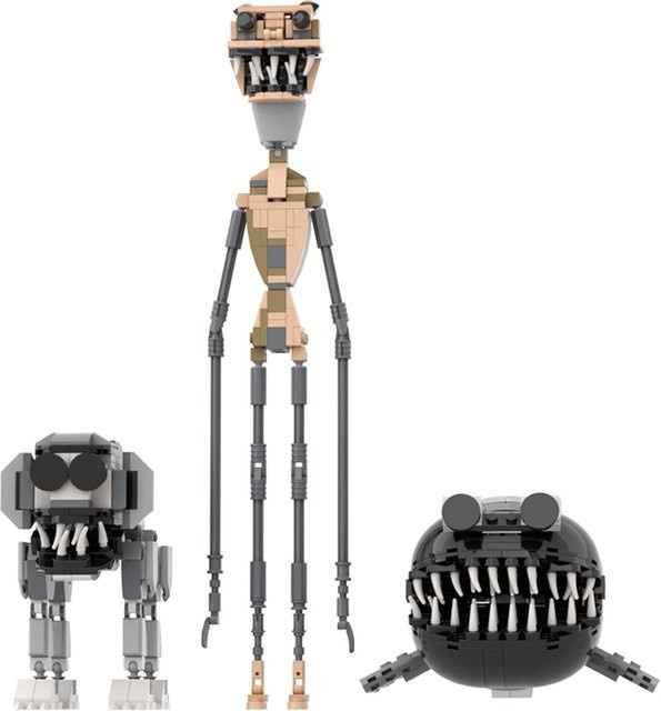 MOCBUILDING Monster Combo Modell MOC DIY Bausteine Set aus Kunststoff in Mehrfarbig für kreatives Spielzeug - Bild 1