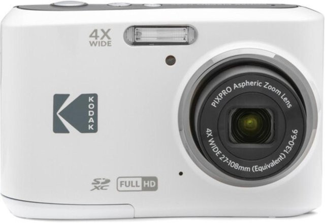 Kodak Pixpro FZ45 Kompaktkamera in Weiß - Bild 1