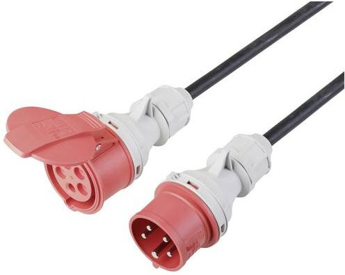 Sygonix Strom Verlängerungskabel SY-5245022 16A Schwarz 25m H07RN-F 5G 1,5mm² witterungsbeständig für den Außenbereich - Bild 1