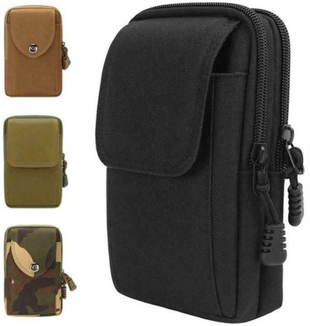 Taktische Molle Gürteltasche für Männer in Sand zur Aufbewahrung von Werkzeug und Handy für Outdoor-Einsätze - Bild 1