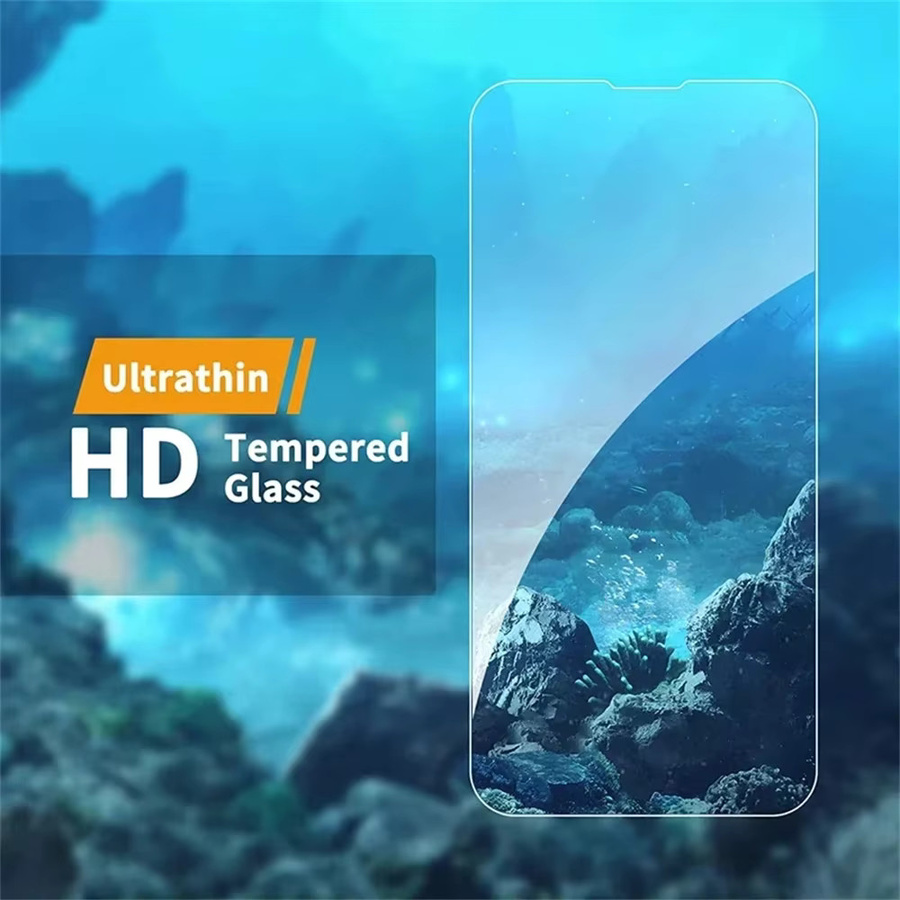 10-in-1 Displayschutz aus gehärtetem Glas und Kameraobjektivschutz für iPhone 11 bis 16 Pro Max Plus, transparent - Bild 2