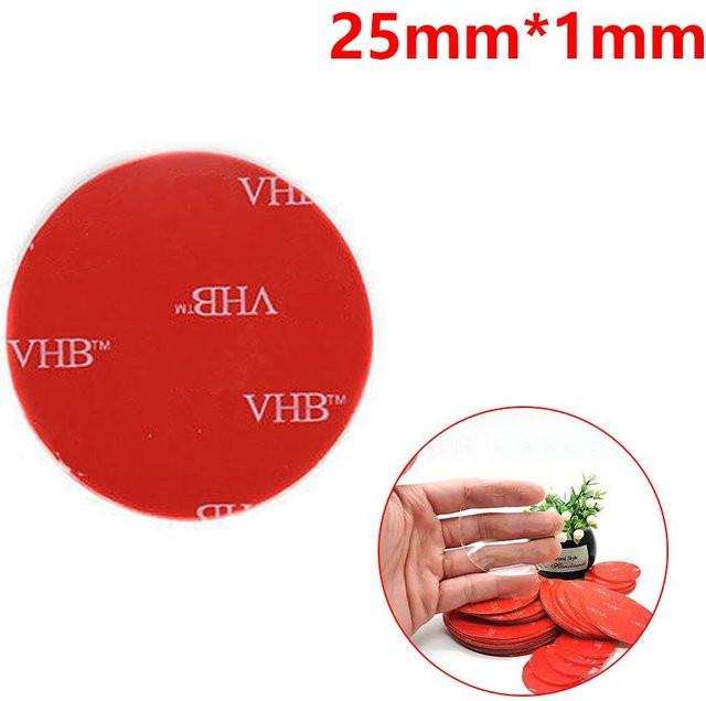SafeWear VHB Doppelseitiges Klebeband aus Gummischaum, Transparent, 10 Stück - Bild 1