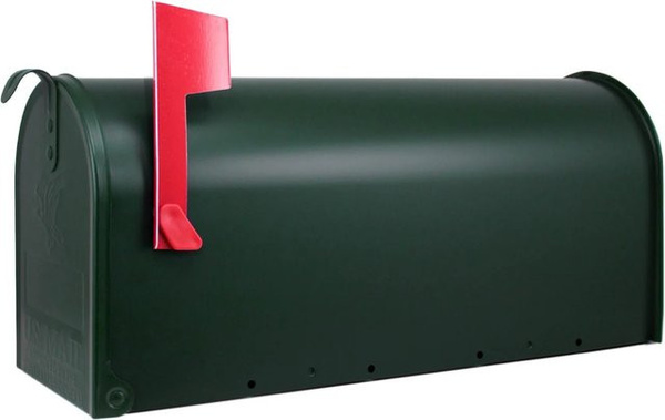 Banjado Amerikanischer Briefkasten US-Mailbox Grün B/T/H: 51 x 22 x 17 cm