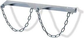Fetra Wandhalterung für Stahlflaschen aus verzinktem Stahl in Silber, 2 x 320 mm - Bild 1