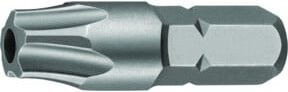 Stahlwille 5SternBit Schraubendrehereinsatz Außen-6kant C 6,3mm L.26mm Nr. 1443 TPI 25 in Silber - Bild 1