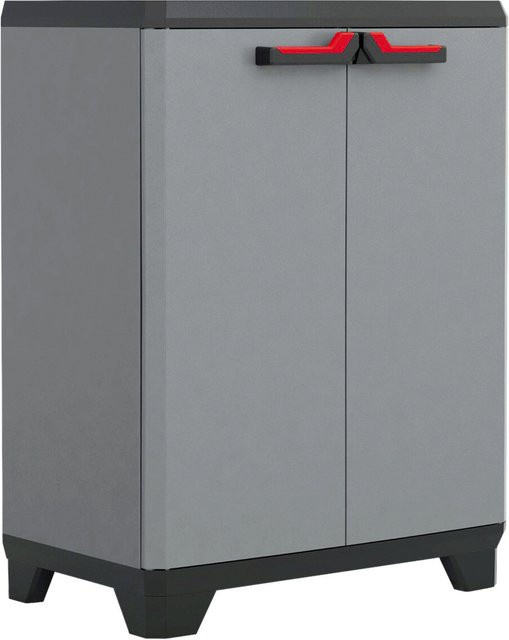 Keter Kunststoffschrank Stilo grau mit Regalböden B/H/T: 68 x 90 x 39 cm - Bild 1