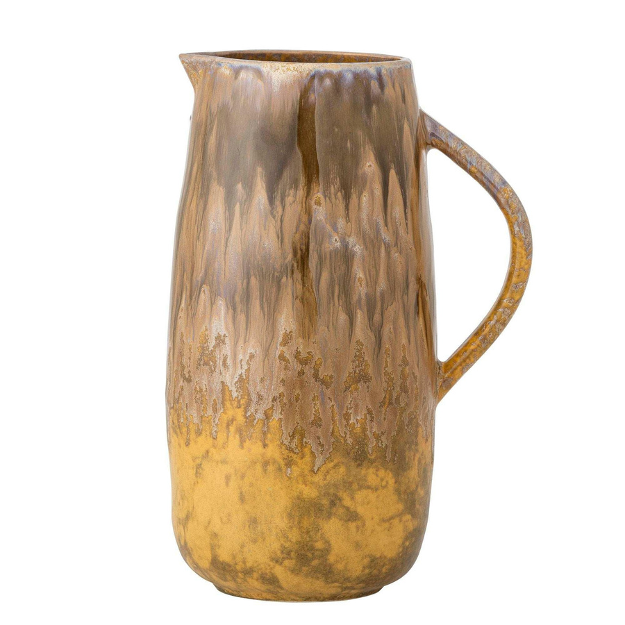 Bloomingville Krug aus Steingut in Braun Lacey mit 1,7 l Volumen - Bild 1