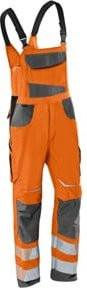 Kübler PSA Reflectiq Latzhose 3207 in Warnorange/Anthrazit mit Cordura - Bild 1