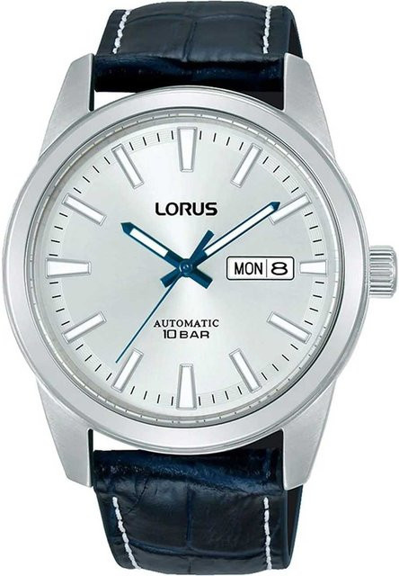 Lorus Armbanduhr Automatik, Edelstahl, Leder, 42 mm, Herren - Bild 1