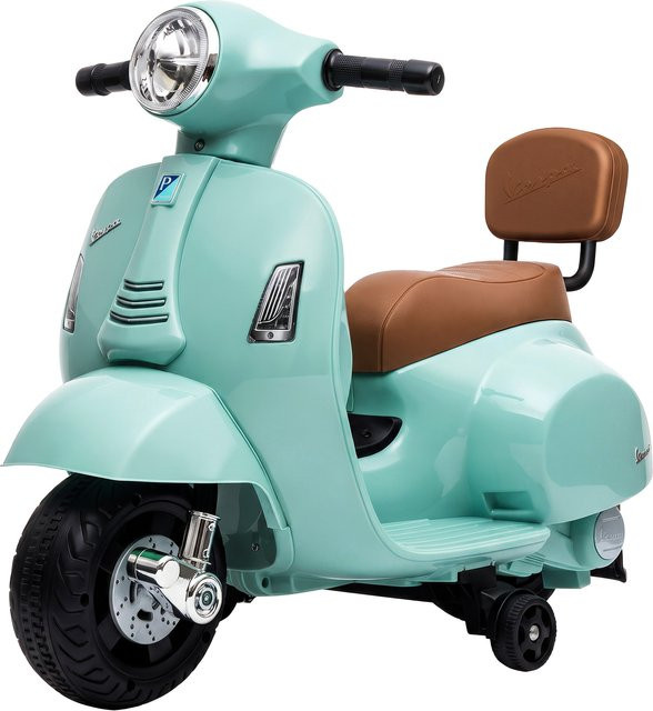 Aosom Elektro Motorrad Mini Vespa GTS 6V, Grün, ab 1,5 Jahre - Bild 1