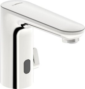 Hansa Infrarot-Waschtischarmatur Hansaelectra mit Sensor, schwenkbarer Auslauf, Chrom - Bild 1