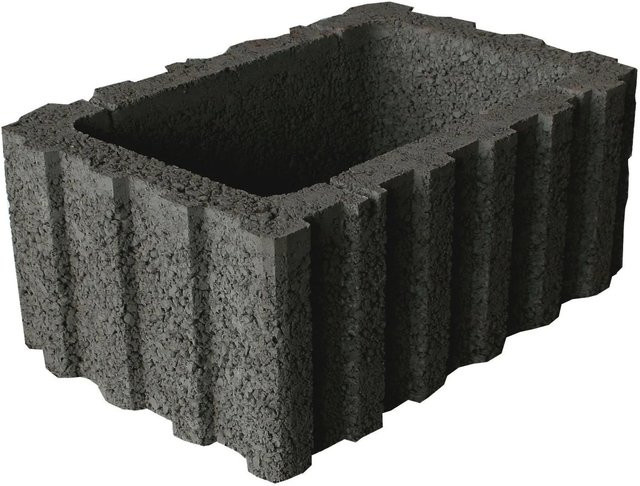Pflanzstein Anthrazit B/T/H: 60 x 40 x 25 cm - Bild 1