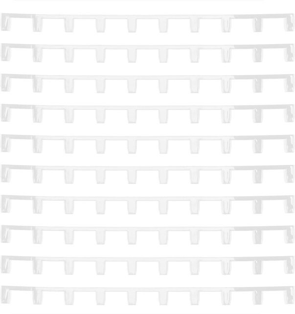 CosyHome Bienenzucht Spacer Rahmen Clips aus Kunststoff, 10 Stück, Weiß - Bild 1