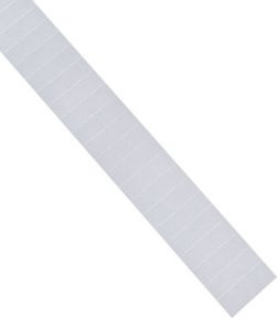 Magnetoplan Etiketten für C-Profil 40 mm, weiß, B: 40 mm, H: 15 mm - Bild 1