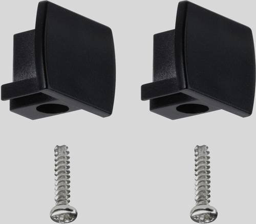 Paulmann URail Endkappen Schwarz B/H/T: 13 x 18 x 21 mm, 2er-Pack - Bild 1
