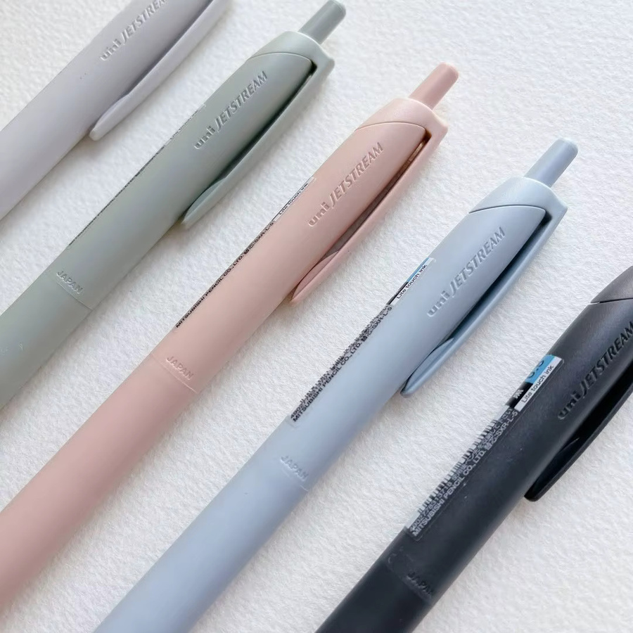 Uni Jetstream Kugelschreiber mit Lite-Touch-Tinte, mehrfarbig, Schwarz, 0,5 mm und 0,7 mm - Bild 2