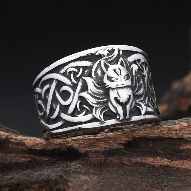 NORTHMAN Ring, Fuchs, Edelstahl, Unisex - Bild 1
