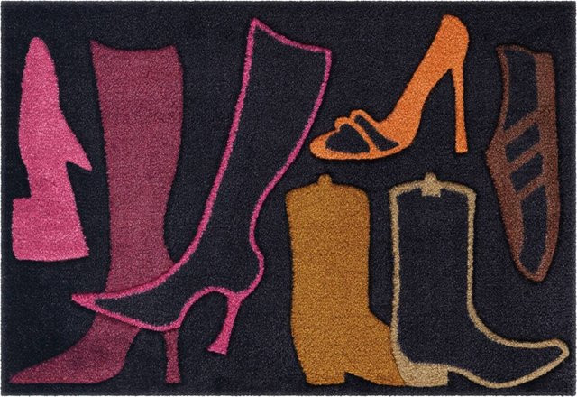 Arte Espina Kurzflorteppich Living Mat 17 in Orange, B/L: 64 x 168 cm - Bild 1
