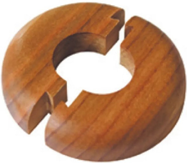 Living by Haro Heizkörperrosette aus Buche in Braun, Durchmesser: 1,9 cm - Bild 1
