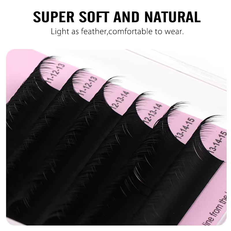 NATUHANA Camellia Easy Fan Volume Lashes, Black, Unisex - Bild 3