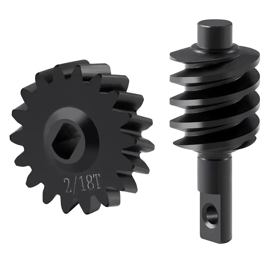 Axial Stahl-Overdrive-Differentialgetriebe, spiralförmige Diff-Zahnradsätze, 1:24, Metall, Schwarz - Bild 3