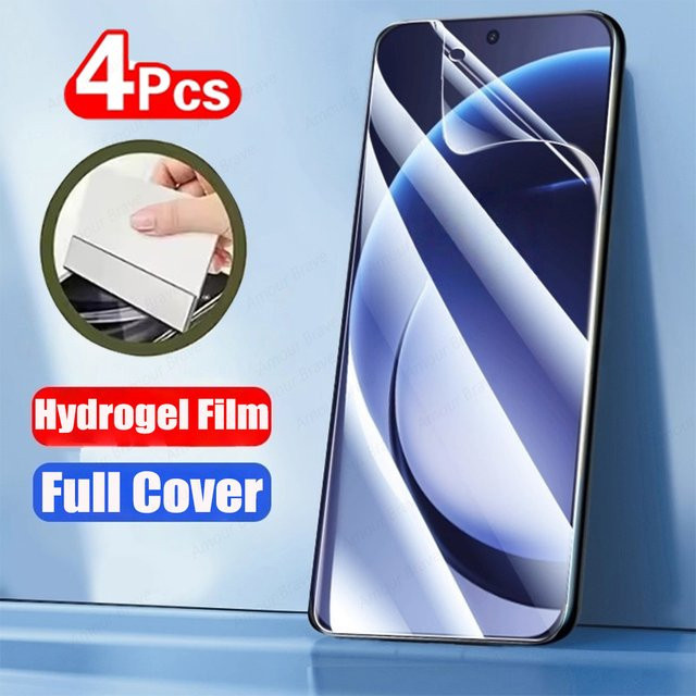 4er-Pack Weiche Hydrogel Displayschutzfolien für OnePlus 15 13 12 11 10 9 8 Pro und weitere Modelle, Transparent - Bild 1