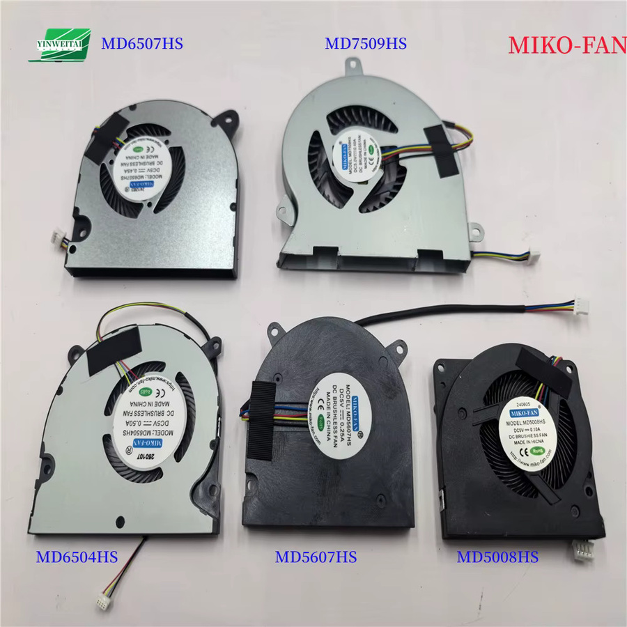 MIKO-FAN Laptop Lüfter DC 5V für MD5516HS MD9005HS MD7505HS MD6005HS MD7506HS MD8005HS MD5607HS MD7509HS MD6504HS MD6507HS MD5008HS - Bild 2