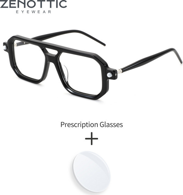 ZENOTTIC Sonnenbrille Aviator, Herren, Vollrand, Acetat, XXL-Größe - Bild 1