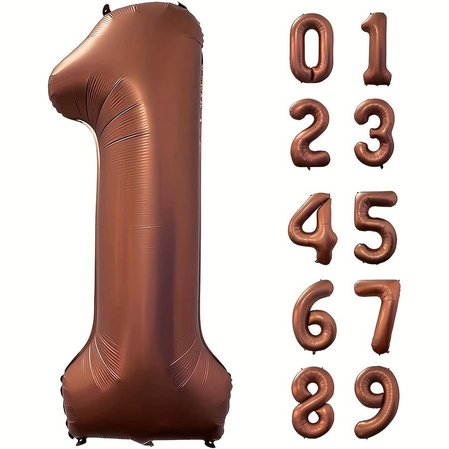 XYNN Aluminiumfolienballon Nummer 23 in Braun, 40 Zoll (101,6 cm) für Party- und Feierdekorationen - Bild 2