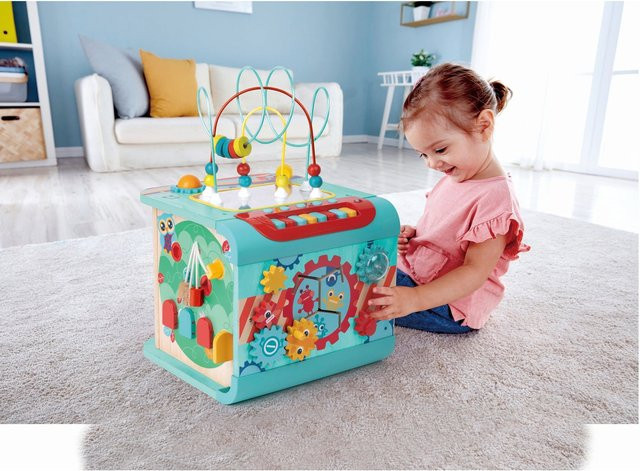 Hape Magischer Motorikwürfel, Holz, ab 1 Jahr - Bild 1