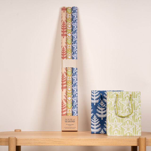 Geschenkpapier Mix 3er Set von BLUME2000 in Multicolor für Weihnachten - Bild 1