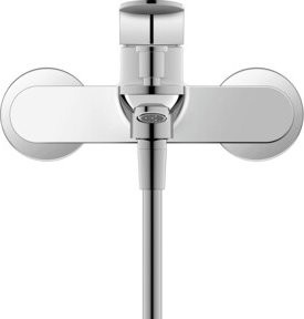 Duravit Wannen-Einhebelmischer Wave AP mit schwenkbarem Auslauf, Chrom - Bild 1