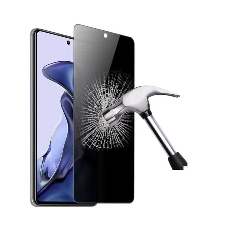 Xiaomi Anti-Spy Sichtschutz Panzerglas aus Tempereed-Glas für Redmi Note 11T Pro 4G/LTE, transparent - Bild 4