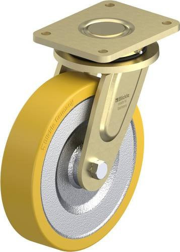 Blickle Lenkrolle LS-SETH 250K in Silber mit Stahlrad, Durchmesser: 250 mm, Tragfähigkeit: 1350 kg - Bild 1