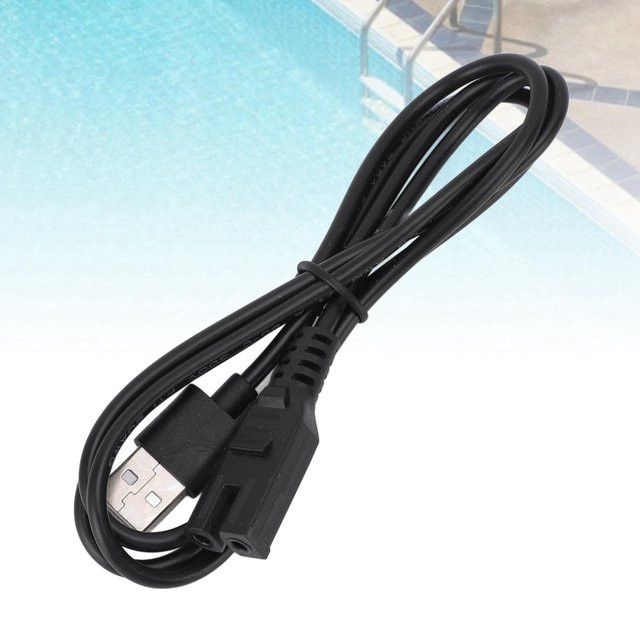USB-C Ladekabel aus PVC in Schwarz für Pool-Staubsauger Modelle 28620 28620E CL1704 - Bild 1