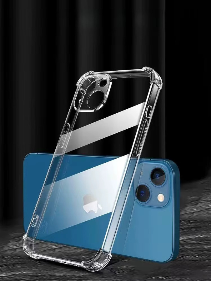 Transparente TPU-Handyhülle mit stoßfestem Schutz für Apple iPhone 13, 13 Mini, 12 und 11 - Bild 2