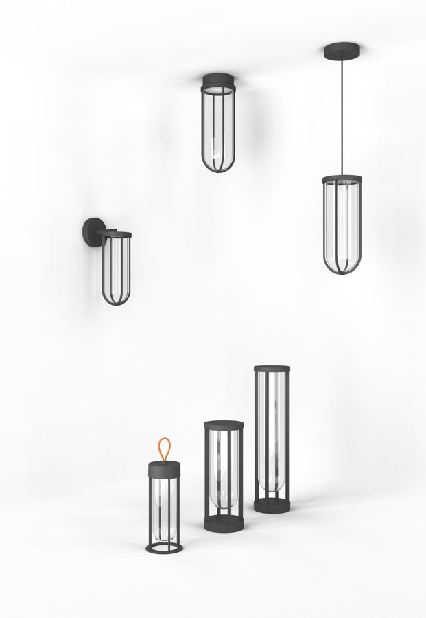 Flos In Vitro Unplugged Akkuleuchte, Tischleuchte aus Glas und Aluminium, Schwarz, dimmbar - Bild 2
