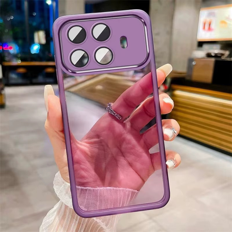 Xiaomi Silikon-Rückseite Handyhülle für Xiaomi 17T Pro, 15T, 14T Pro, Mi 14, 15 Pro, Mi 15 und 13T in Purple - Bild 2