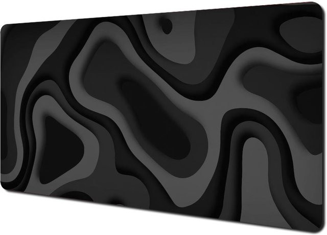Cairo Gaming-Mauspad mit abstraktem Muster in Schwarz-Grau, B/T/H: 80 x 30 x 0,3 cm - Bild 1