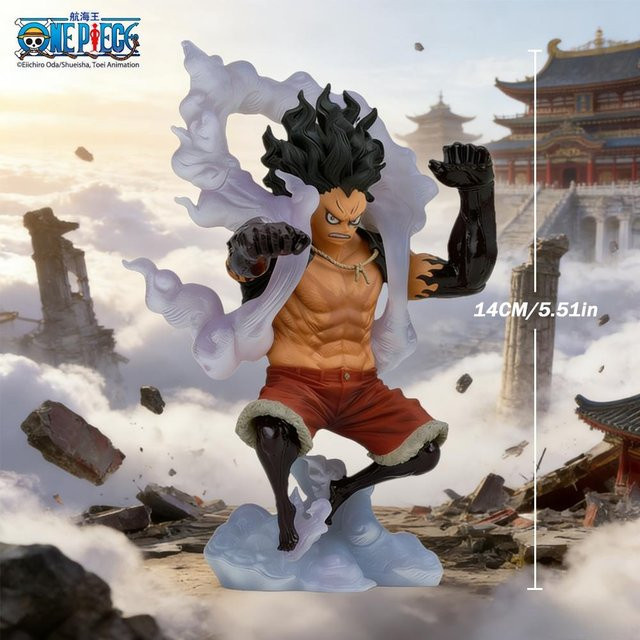 Yiran toy 1 One Piece Monkey D. Luffy Gear Fourth Snakeman Figur Anime 1-teiliges Set - Bild 1