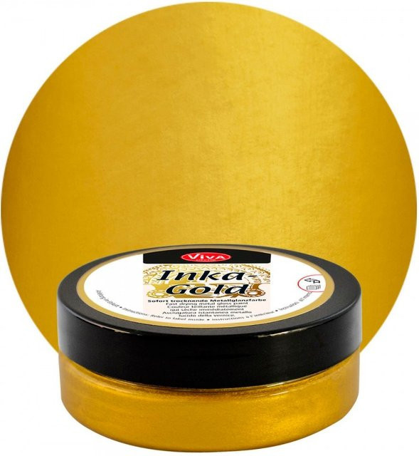 Viva Decor Inka Gold Altgold Wasserbasierte Strukturpaste 62,5 g - Bild 1