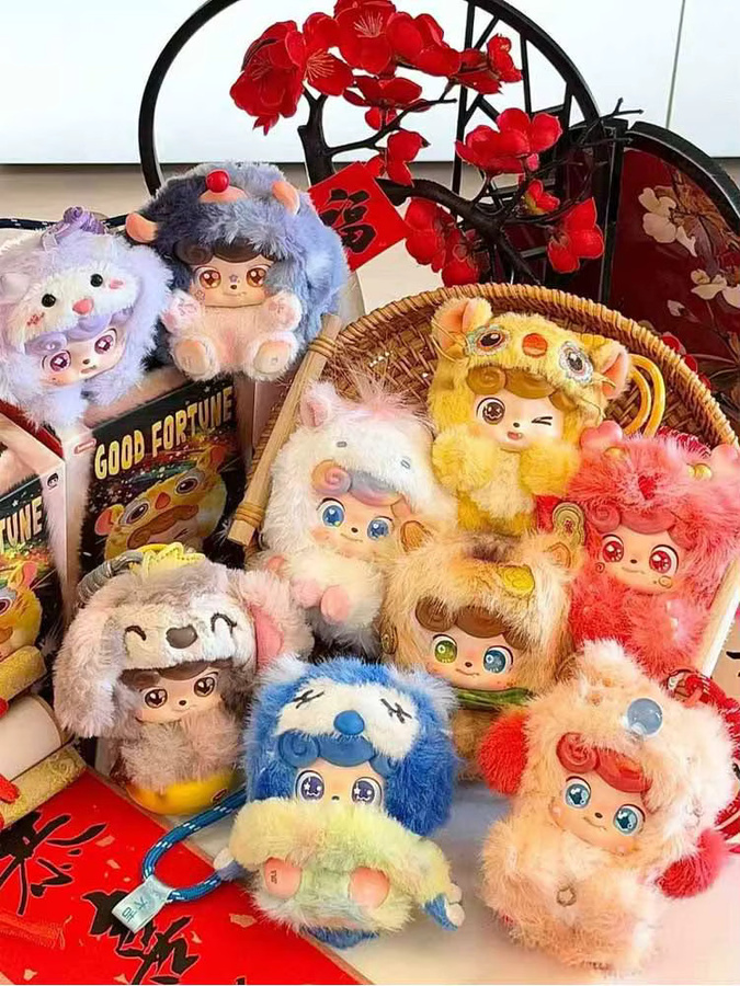 Jotoys Q.Kid Neujahrs-Glücksbringer-Serie Blindbox, Puppe, Plüsch / Textil - Bild 5