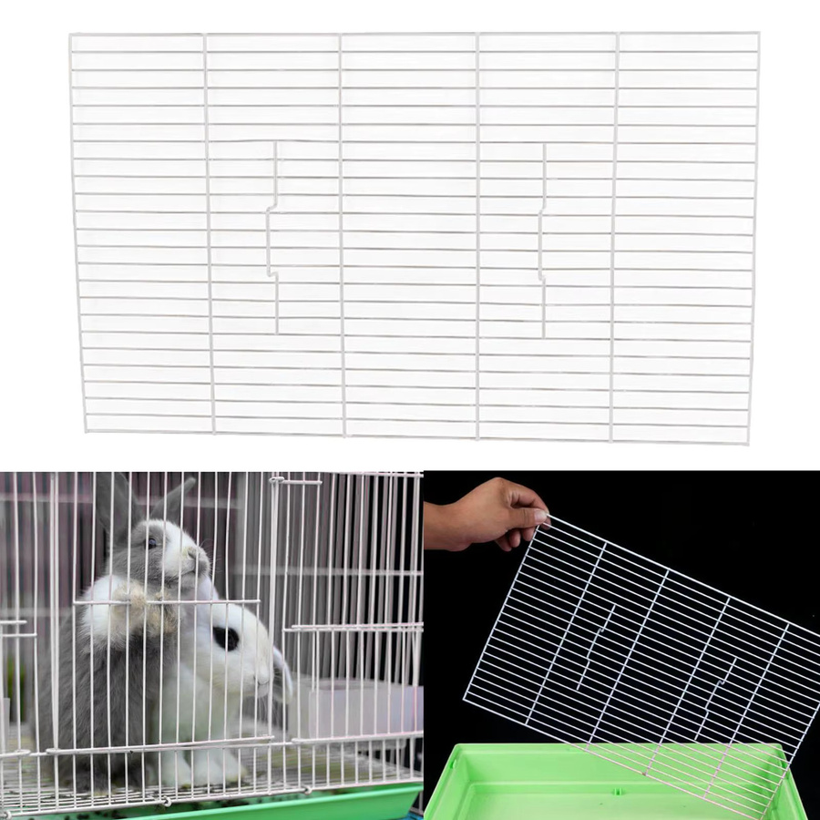 Serenable Ersatz-Bodengitter aus Metall in Weiß für Hasen- und Welpen-Laufställe sowie Meerschweinchen-Käfige - Bild 4