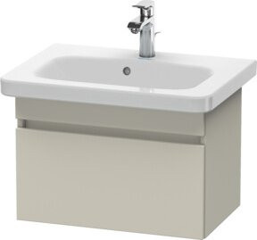 Duravit Waschtischunterschrank DuraStyle in Taupe mit einem Auszug, B/T: 58 x 36,8 cm - Bild 1