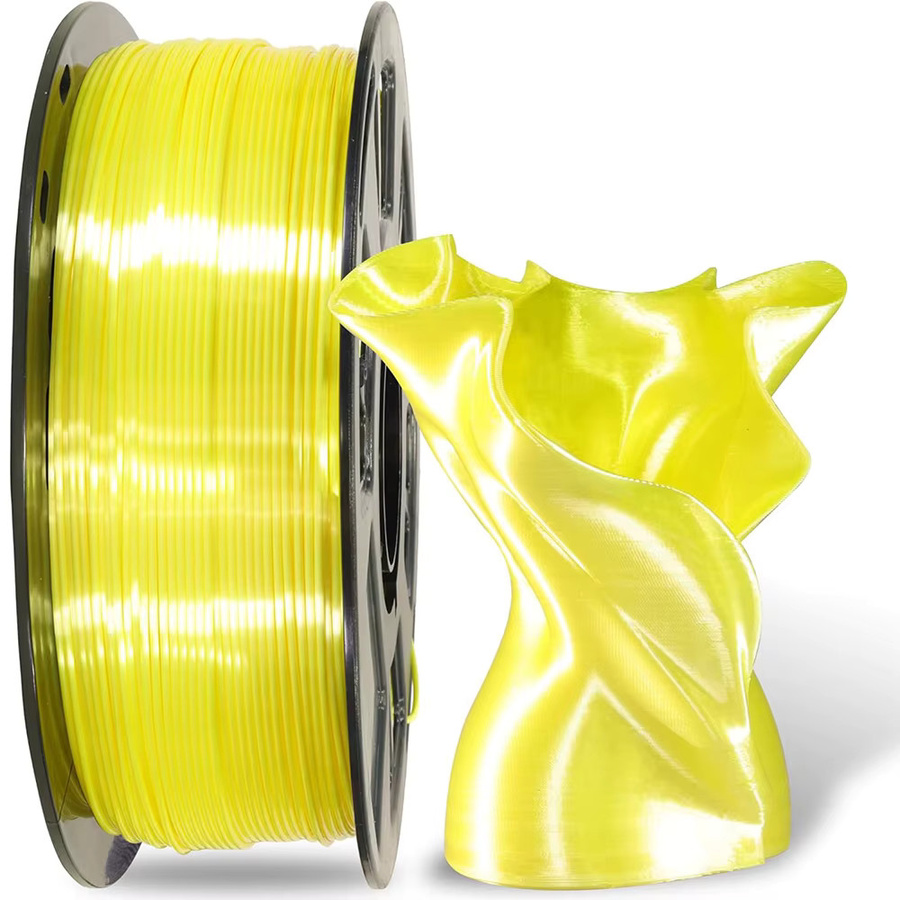 3D Maliang PLA Seidenfilament Gelb 1,75mm für FDM 3D-Drucker - Bild 3